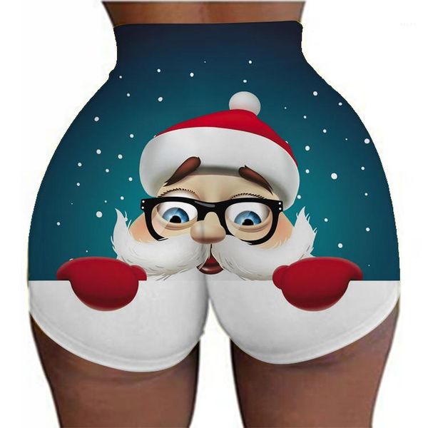 

mid waist regular 3d print elastic waist short pants fashion yoga fitness leggings shorts womens designer shorts, White;black