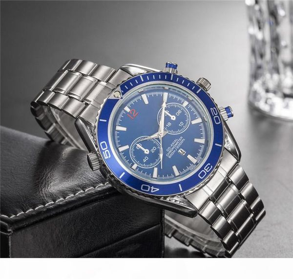 

luxury mens watches quartz movenment famous designer male stainless steel bracelet wristwatches montre de luxe orologio di lusso, Slivery;brown