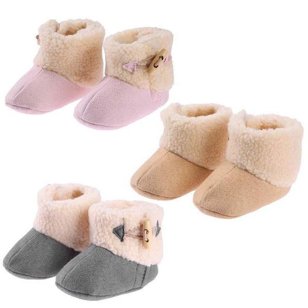 

jocestyle fashion winter warm baby girls multicolor boots cotton shoes first walkers dropshipping, Black;grey