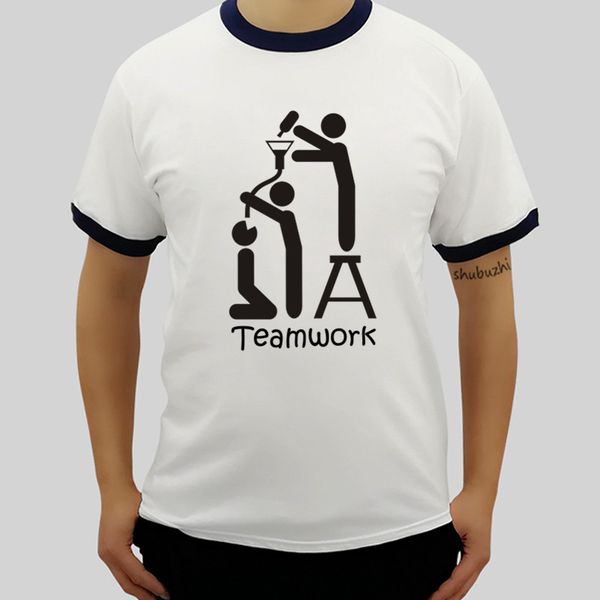 

new summer fashion brand men raglan t shirt quotes graphic team work funny drinking beer dad premium man t-shirt o-neck t-shirt