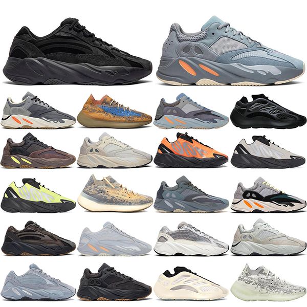 

new kanye west 700 v3 running shoes vanta alvah azael reflective 380 blue oat mist alien static mens trainers sports sneakers size 36-45