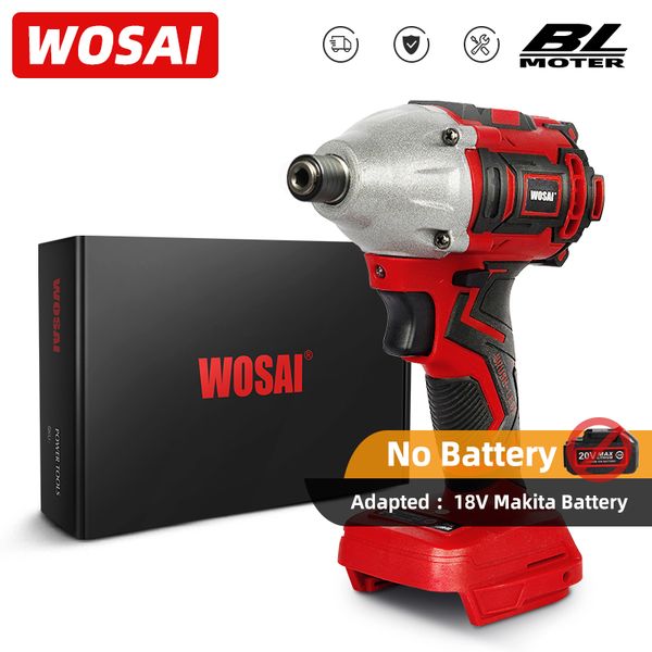 

wosai mt series 300nm electric cordless drill screwdriver 20v brushless motor impact driver auto-smode 1/4" chuck power tool