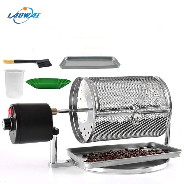 

coffee roasters electric stainless steel bean roast machine popcorn nuts grains beans baking rotation speed adjust