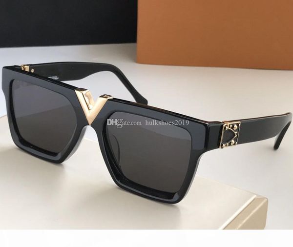 

v frame square sunglasses brand oversized sunglasses women luxury gradient sun glasses big frame vintage eyewear uv400 glasses with box, White;black