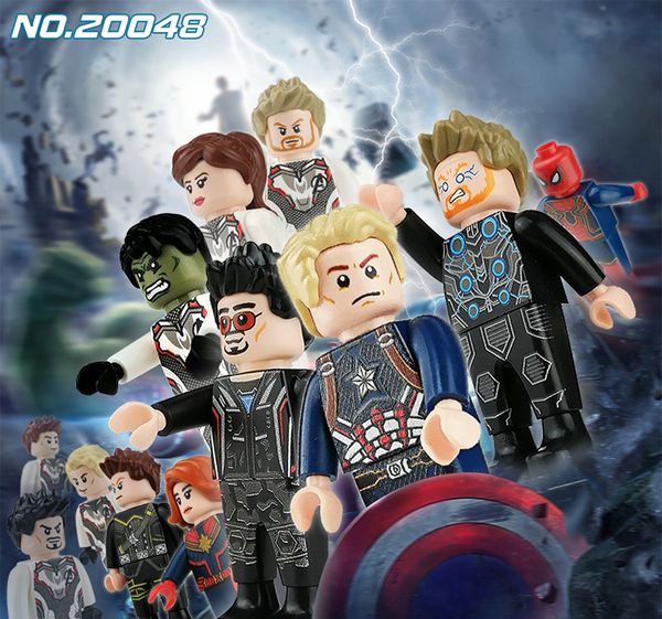 

wholesale avengers blocks mini fitures toy for kids one set 12pcs