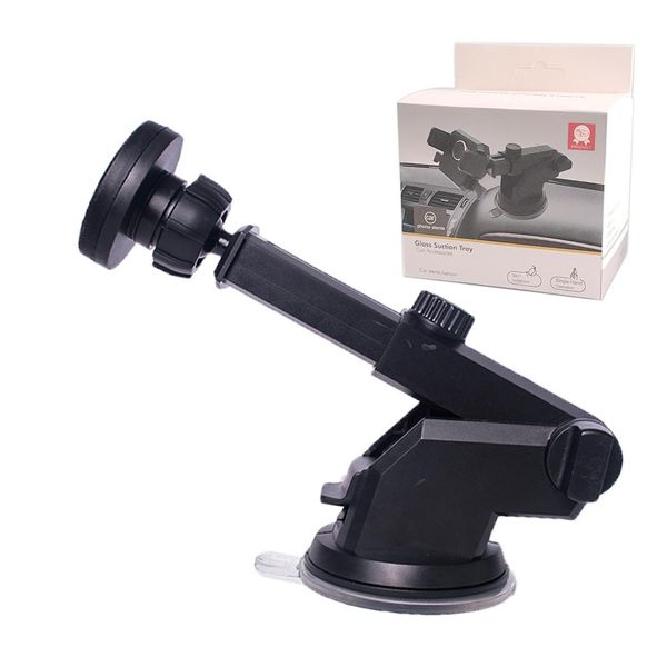 

cgjxsuniversal magnetic car mount mobile phone stand holder for iphone xs max samsung telescopic 360 rotation tablet mount