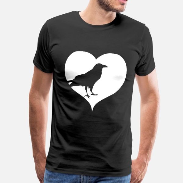 

passion birds raven crow t shirt men character tee shirt s-3xl unique gift new style spring autumn leisure shirt