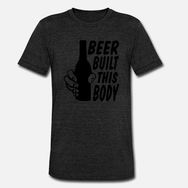 

beer built this body t shirt men design short sleeve round collar gents crazy new style summer style vintage shirt