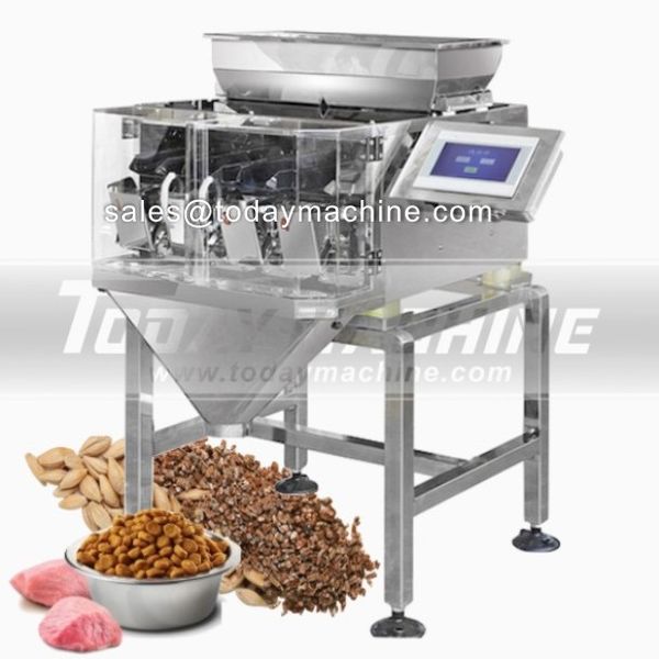 

factory price automatic snacks vertical packing machine with multi head weigher