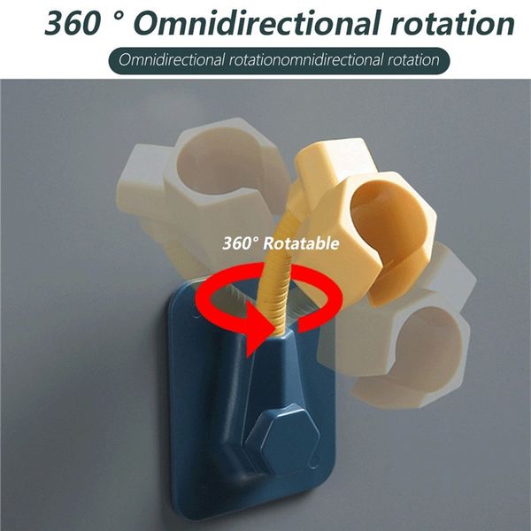 

2020 new 360° adjustable bathroom shower head holder wall mounted hand shower holder shower brackets bathroom accessories