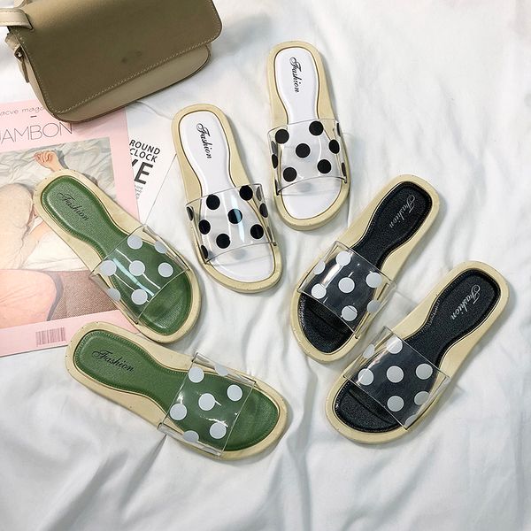 

comfortable slippers women sandals open-toed flat casual slippers summer outdoor beach women sandals and jelly shoes, Black