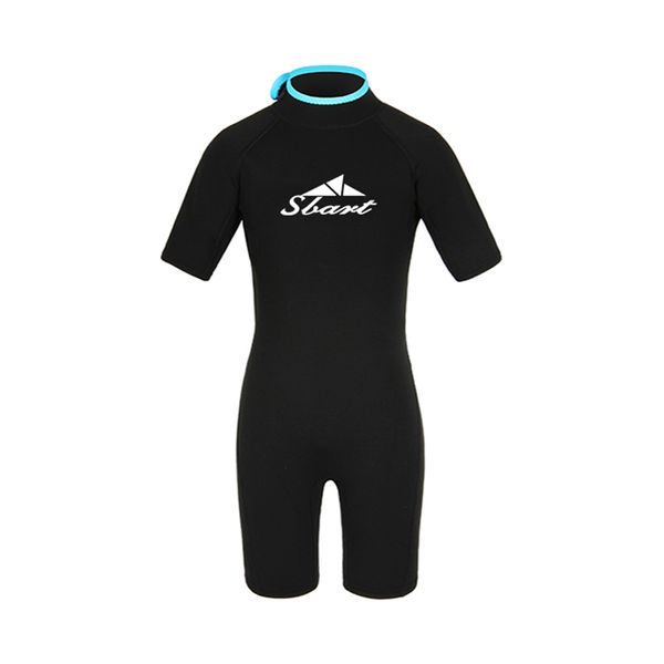 

kids/youth 2mm neoprene wetsuits full shorty wetsuit swimming suit one piece uv protection thermal swimsuit spring girls boys