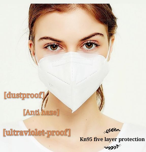 

KN95 disposable mask dustproof, anti-fog, anti-ultraviolet, adult disposable face mask with five layers of protection (including double melt