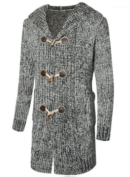 

одежда horn button щитовые mens конструктора swaeters мода толстые тонкий плюс размер мужские свитера вскользь мужчины, White;black