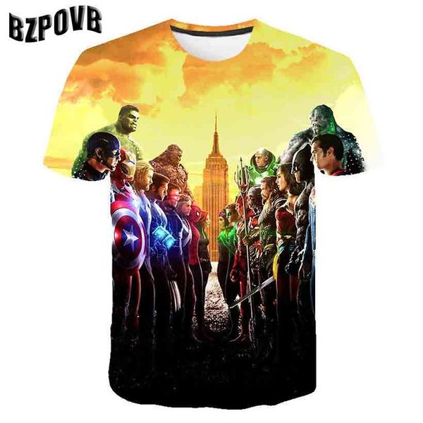 

punk marvel print 3d print shirts plus size funny oversized men clothing