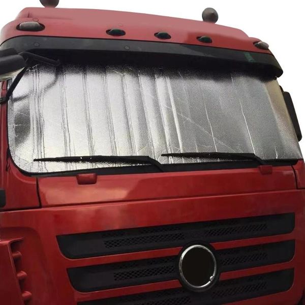 

220*70cm auto sun visor car windshield cover double-sided silver aluminum film folding auto parasol for trucks passenger cars