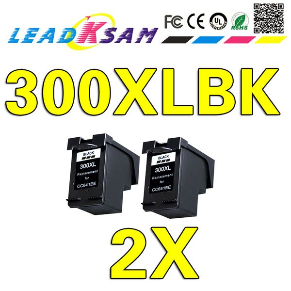 

ink cartridges 2pcs 300xl black cartridge compatible for 300 xl deskjet d1660 d2560 d2660 d5560 f2420 f2480