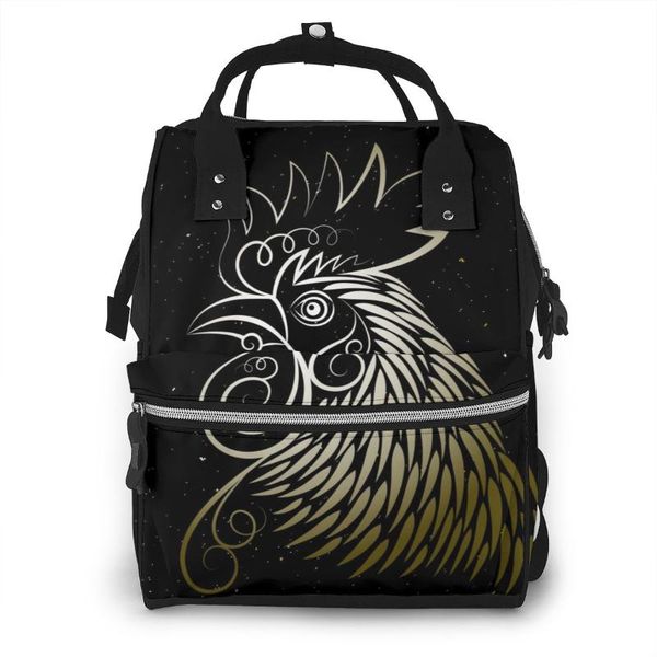 

mummy bag the head of rooster nappy backpack large capacity stroller bag mom baby multi-function waterproof diaper