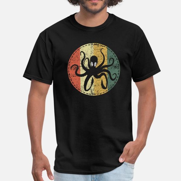

sea monster ocs kraken retro vintage t shirt men printed 100% cotton euro size s-3xl costume fit fashion spring unique shirt