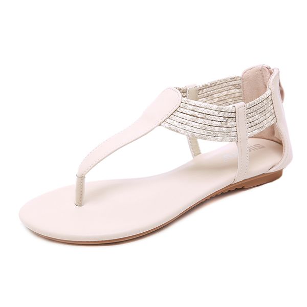 

roman toe sandals female 2020 summer new national wind vintage snake pattern comfortable large size flat large size women's shoe, Black