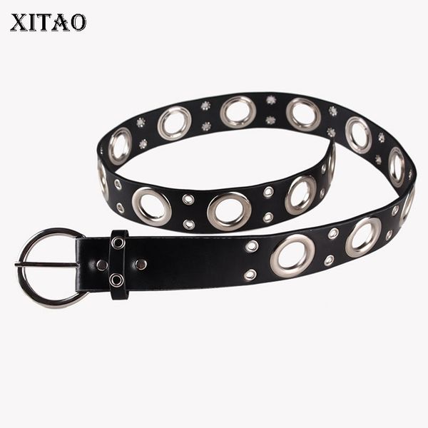 

xitao vintage patchwork belts fashion new women 2020 spring small fresh casual style solid color elegant belts dmy3921, Black;brown