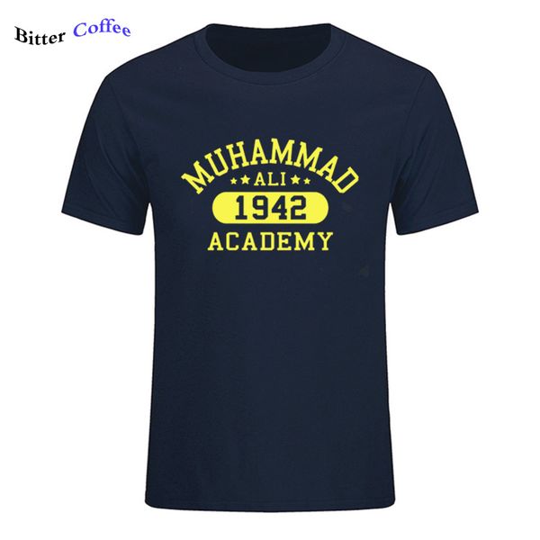 

muhammad ali academy mens boxing t-shirt training mma martial arts gym boxer men's t shirt fitness brand tshirt plus size