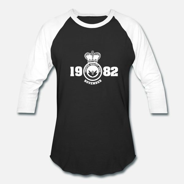 

november 1982 birthday gift t shirt men create 100% cotton s-3xl clothes cute funny spring unique shirt