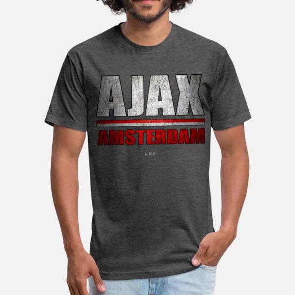 

ajax amsterdam afc football club holland nederland t shirt men printed tee shirt euro size s-3xl natural loose fashion spring autumn