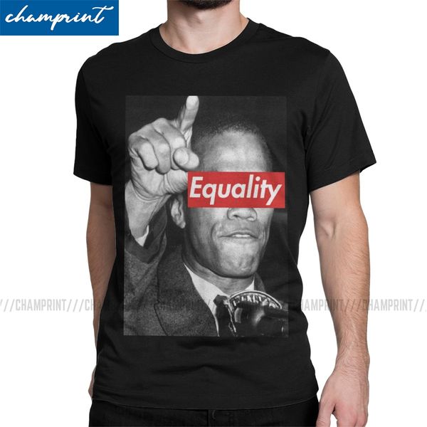 

malcolm x equality no racism black lives matter design t shirts men's awesome t-shirts crewneck tees short sleeve clothes 6xl