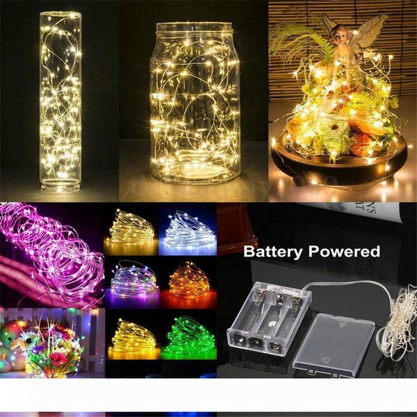 

1M 2M 3M 5M 10M LED String Lights Battery operation LED Copper Wire Decoration Starry Fairy Light Holiday Wedding Light