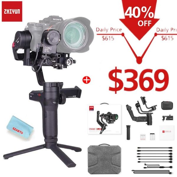 

zhiyun короткоклювка l 3-axis image transmission стабилизатор для беззеркальной камеры oled дисплея handheld gimbal