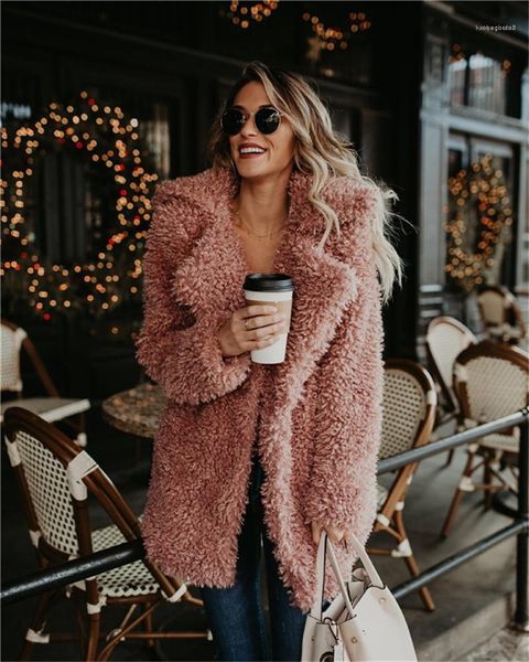 

fur coats winter designer womens fur coats style elegant solid color long sleeved stand collar warm coats womens outerwear, Black