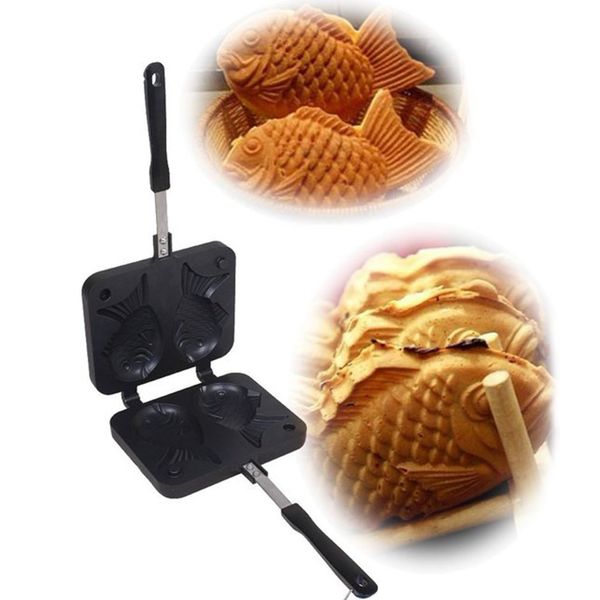 

diy bakeware cake mold kitchen tool mould pastry non-stick dual fish-shaped