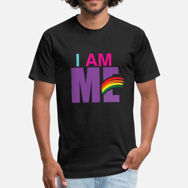 

i am me t shirt men custom cotton s-xxxl slim crazy comfortable summer trend shirt