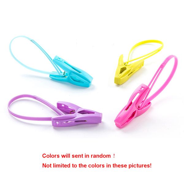 

12pcs/set household multifunctional plastic windbreak clips socks fixation clamp underwear clip