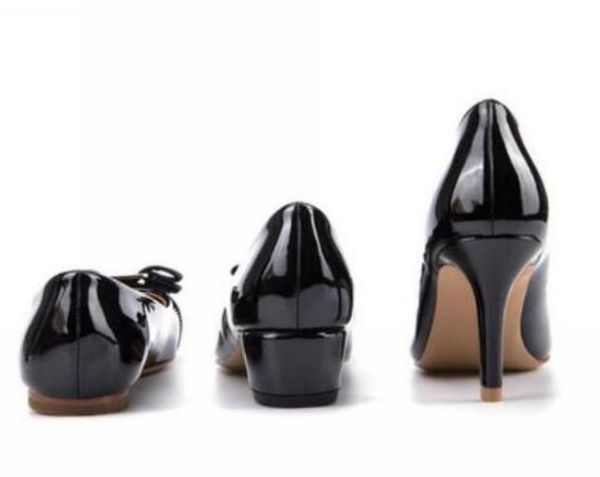 

loe price sale women flats leather ballet shoes woman bow tie flats ladies zapatos mujer sapato feminino 77, Black
