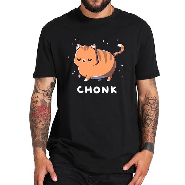 

смешные толстосумы meme chonk cat t shirt смешные животных печать тенниску 100% хлопок soft высокое качество удобный tee tops