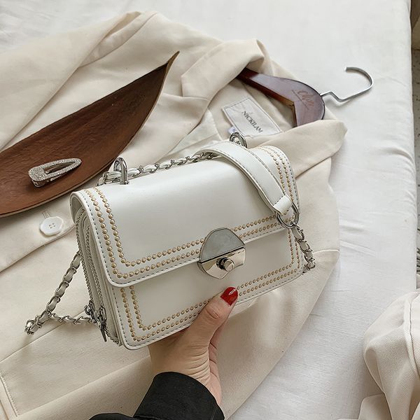 

popular women's bag 2020 new fashion chain shoulder bag women's net red square sling fashion messenger