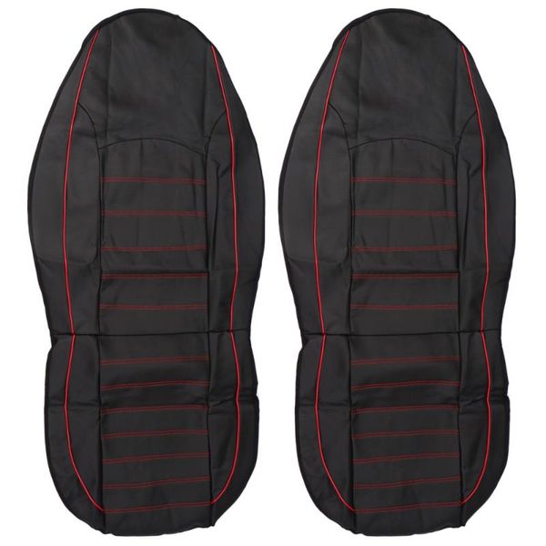 

2pcs car seat cover prime pu leather durable sturdy protection case for vehicle car
