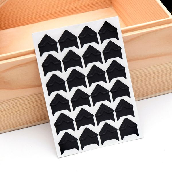 

5 sheet of 120pcs diy album corner sticker paper stickers scrapbooking protect p sticker albums frame decoration