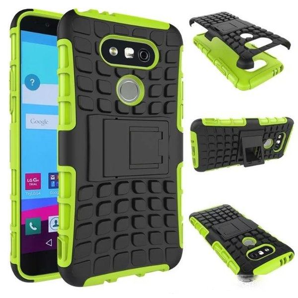 

2 in 1 kickstand impact rugged heavy duty tpu pc hybrid shock proof cover case for lg v30 v20 k7 tribute 5 k10 k8 2017 x power 2 50pcs/lot