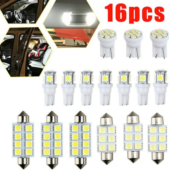 

light taillight kit 12smd dc 12v 16pcs/set car 1206 taillight t10