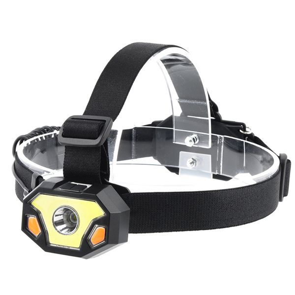 

tg-t115 3a strong head light cob convenient head-mounted outdoor work emergency light night fishing night #4j20