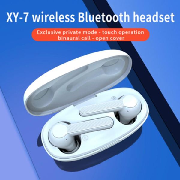 

cgjxsxy -7 hi fi bass sound bluetooth 5 .0 binaural wireless headset 9d stereo surround sound mini touch operation sport earphone