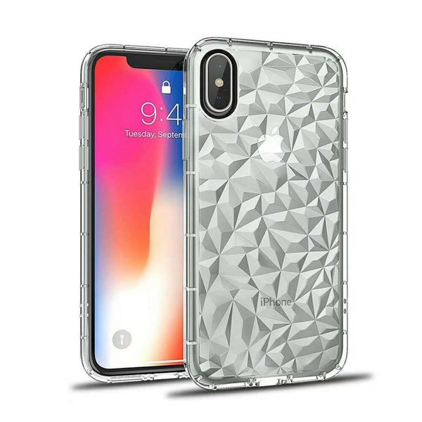 

cgjxsdiamond texture shockproof bumper phone cases for iphone xs max xr x 10 7 8 6s plus silicone cover for samsung galaxy s8 s9 plus