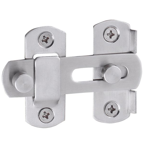

cabinet pet cage security gate latch hasp lock window home flip stainless steel