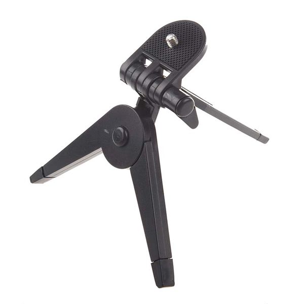

folding tripod stand for camera dv camcorder black mini portable plastic