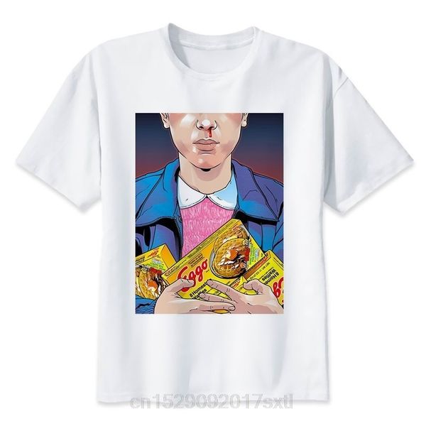 

2019 new stranger things t-shirt summer fashion t shirt men t shirt casual eleven o-neck male men tees tshirt