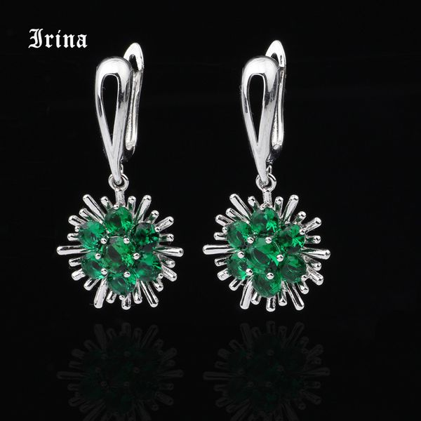 

stud irina fashion white gold color earrings brincos flower cz stone black crystal for women party, Golden;silver