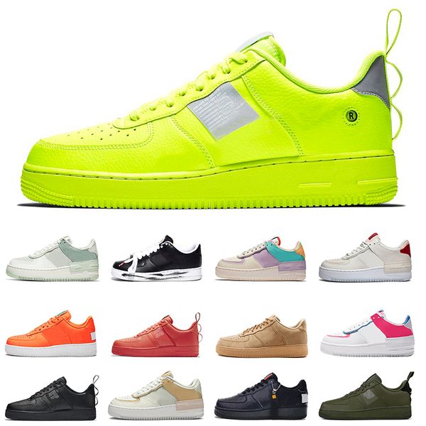 

new utility volt women men casual shoes total orange cotton candy hydrogen blue just white phantom womens fashion trainers sneakers shoes, Black